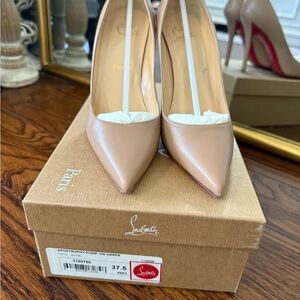 Christian Louboutin Beige Pointed Heels